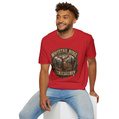 Whitetail Ridge Deer Hunting T-Shirt — Vintage Outdoor Hunting Tee