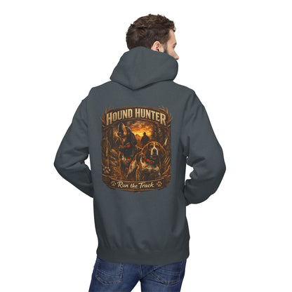 Hound Hunter Hoodie – Rustic Hunting Dog Graphic Sweatshirt