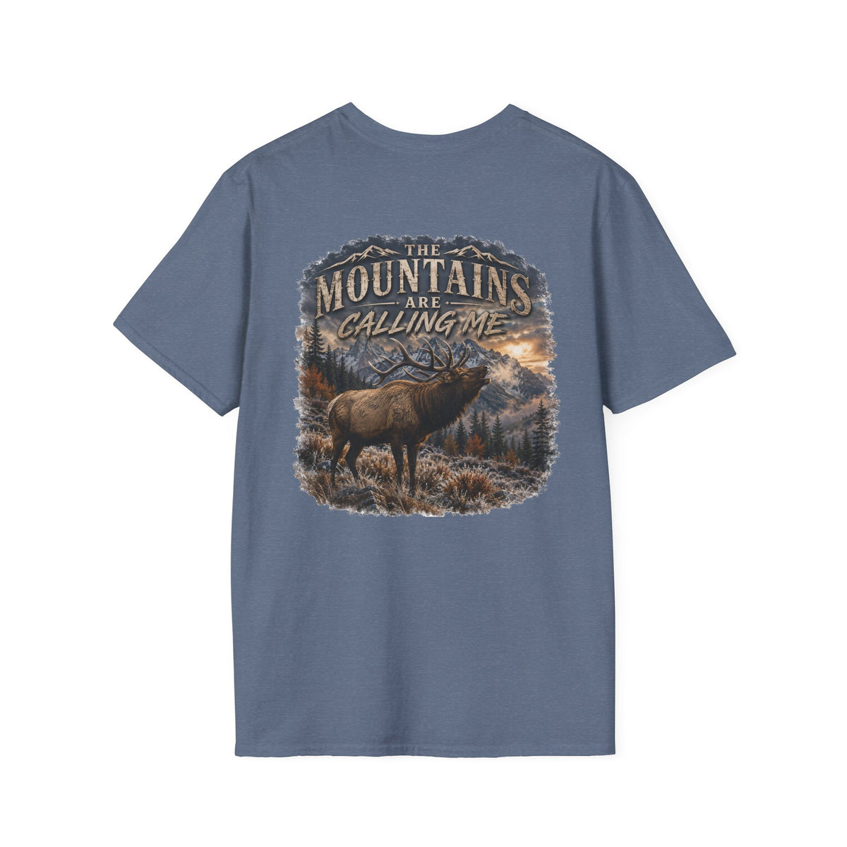 mountains are calling me T‑Shirt — Rustic Outdoor Hunting Tee