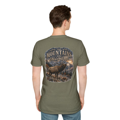 mountains are calling me T‑Shirt — Rustic Outdoor Hunting Tee