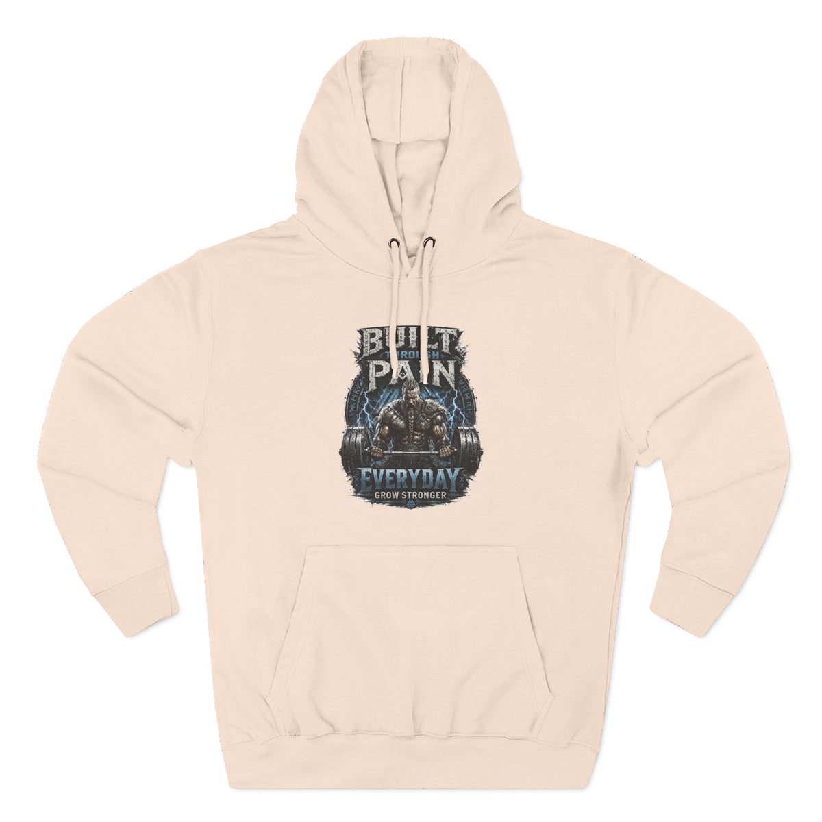 Built Pain Everyday Warrior Hoodie | Fitness Gym Motivation