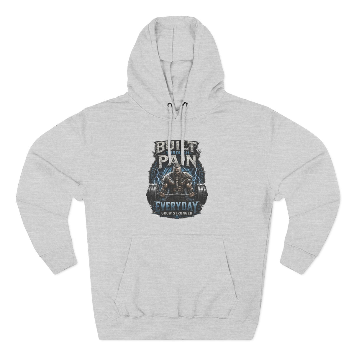 Built Pain Everyday Warrior Hoodie | Fitness Gym Motivation