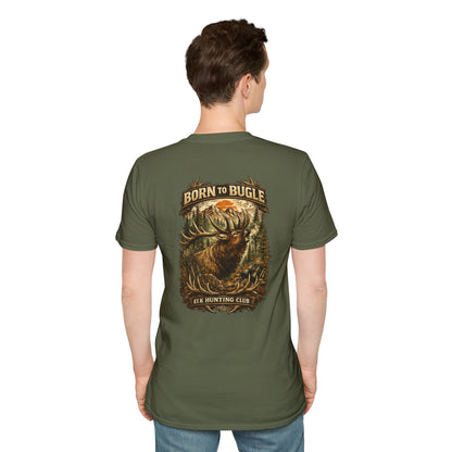 Born to bugle T-Shirt — Outdoor Hunting Graphic Tee